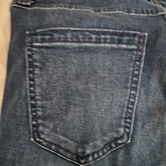 Lauren Conrad Skinny Capri Jeans Size 10 Denim Dark Blue - Picture 3 of 8